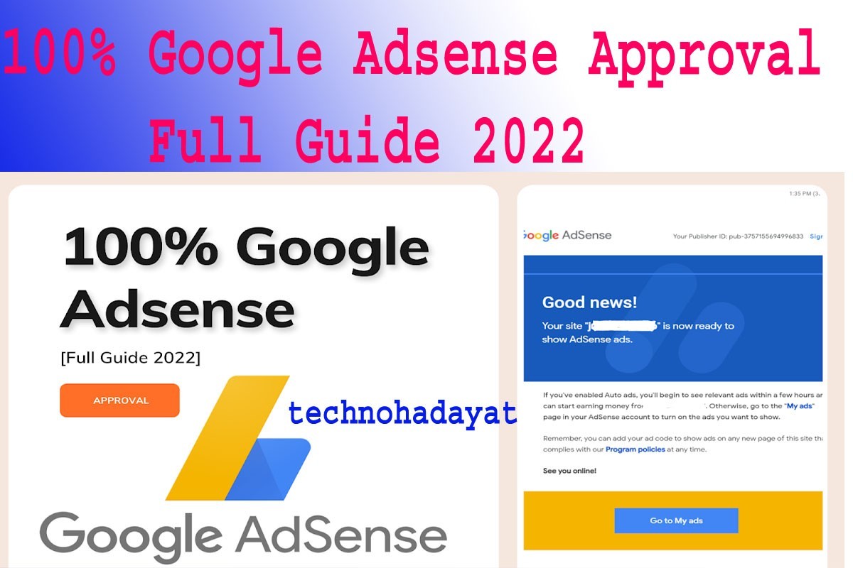 100% Google Adsense Approval Full Guide 2022