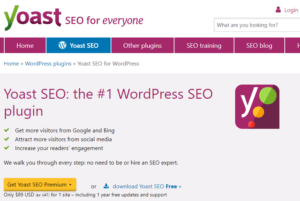 Yoast SEO optimization