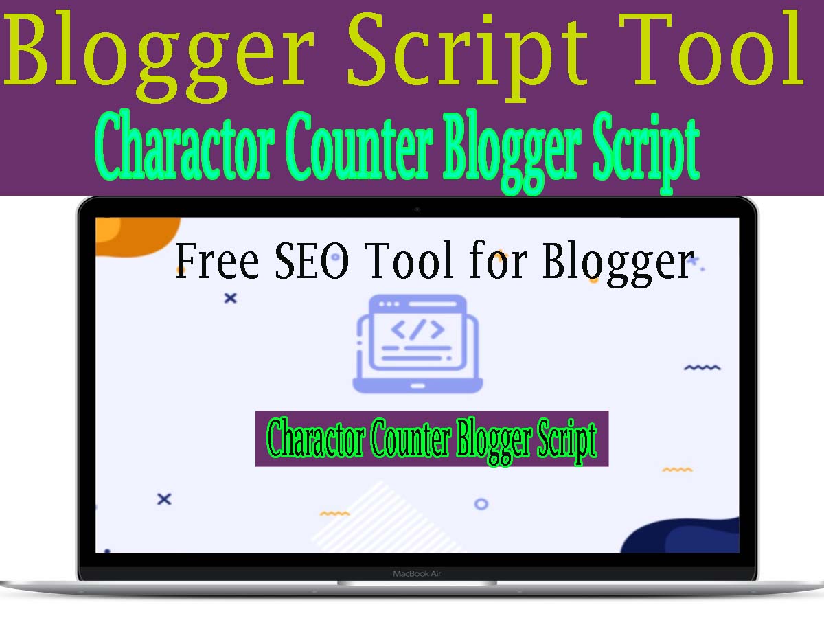 Charactor Counter Blogger Script Free  Download