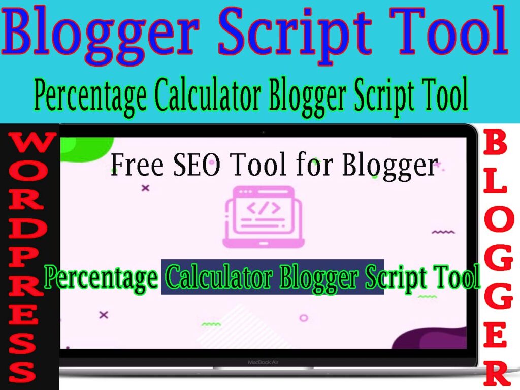 Percentage Calculator Blogger Script Free Download