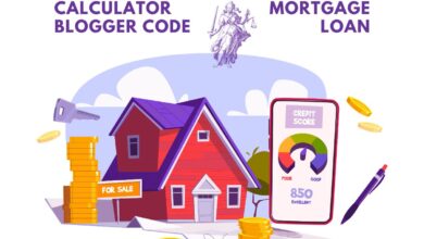 Loan Calculator Blogger Code