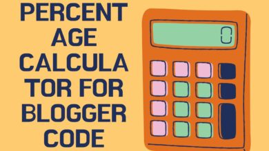 Percentage Calculator for Blogger Code