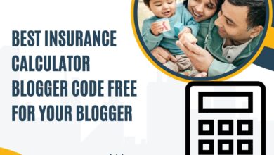 Best Insurance Calculator blogger code free for your blogger