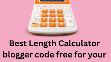 Best Length Calculator blogger code free for your blogger
