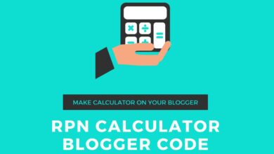Reverse Polish Notation RPN Calculator Blogger Code GitHub HTML and CSS for your blogger