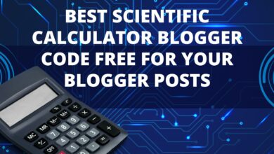 Best Scientific calculator blogger code free for your blogger posts
