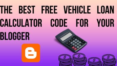 The Best Free Vehicle Loan Calculator Code for Your Blogger
