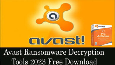 Avast Ransomware Decryption Tools 2023 Free Download to secure your system