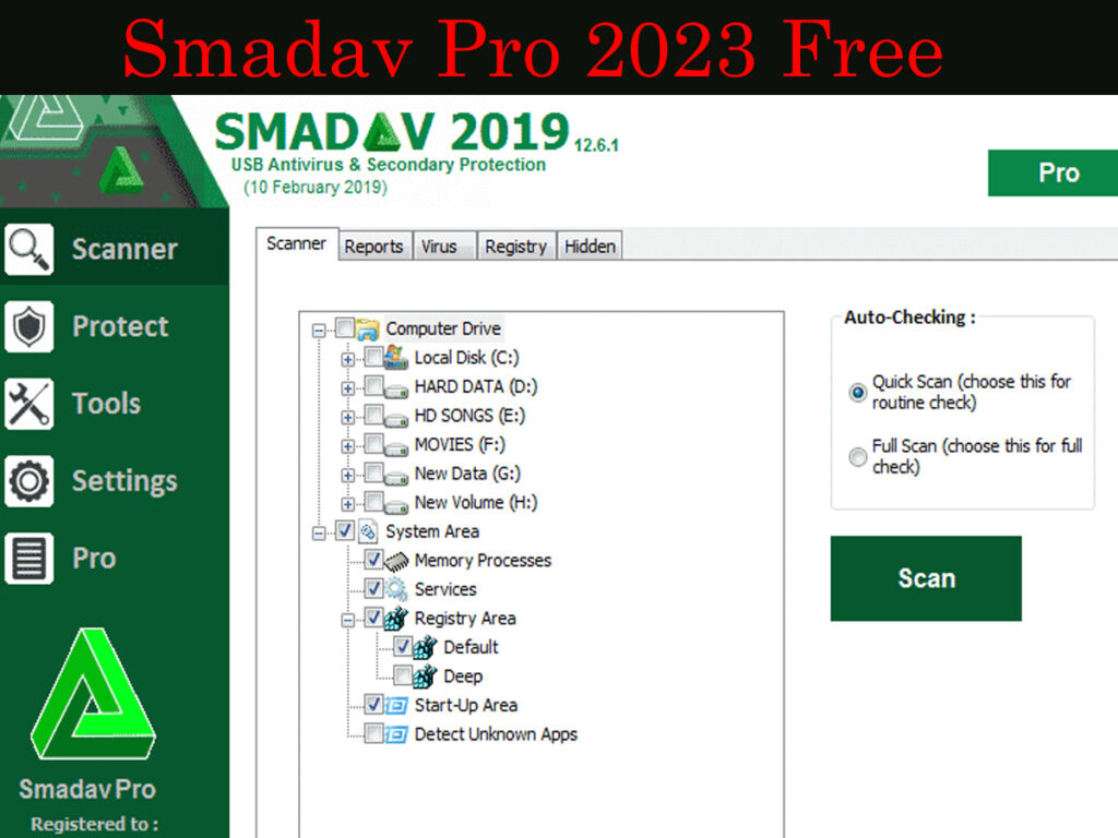 Smadav ProFree Download: Antivirus for your PC