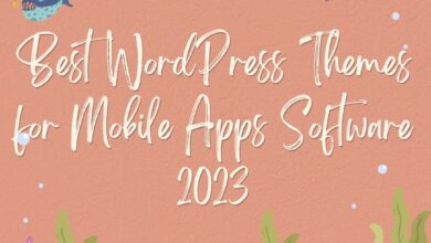 Best WordPress Themes for Mobile Apps Software 2023