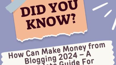 How Can Make Money from Blogging 2024 – A Complete Guide For Beginners