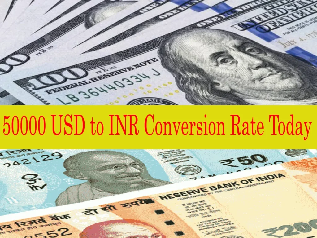 50000 USD to INR Today: Popular 50000 USD to INR Conversion Rate Today