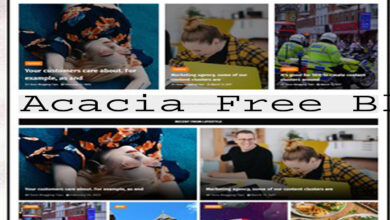 Acacia Free Blog Template: New blogger templates free download