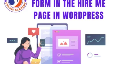 How to Add Contact Form in the Hire Me Page in WordPress