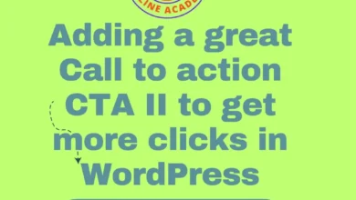 Adding a great Call to action CTA II to Get More Clicks in WordPress