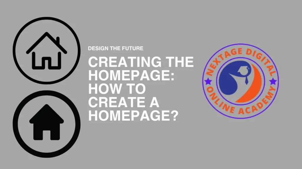 Creating Homepage: How to create a homepage?