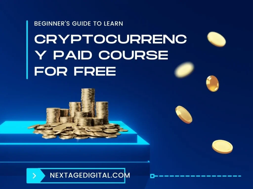 Waqar Zaka Cryptocurrency Paid Course is offered by NEXTAGE digital website