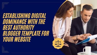 Establishing Digital Dominance with the Best Authority Blogger Template for Your Website