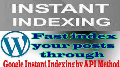 Fast index your posts through Google Instant Indexing API
