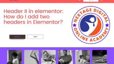Header II in Elementor: How Do I Add Two Headers in Elementor?
