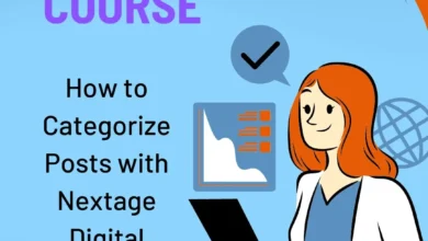 How to Categorize Posts with Nextage Digital Education