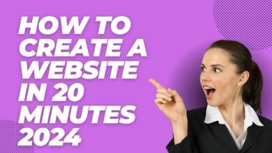 How to Create a Website in 20 Minutes