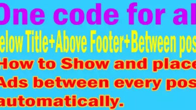 How can we place Ads between every post automatically?