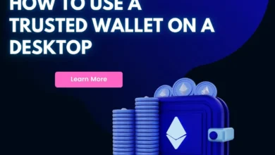 How to use a trusted wallet on a desktop