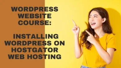 WordPress Website Course: Installing WordPress on HostGator web hosting