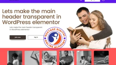 Let's Make the Main Header Transparent in WordPress Elementor