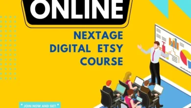 Nextage digital marketing website offered Etsy course