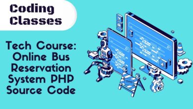 Tech Course: Online Bus Reservation System PHP Source Code