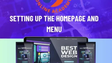 WordPress Basics: Setting up the HomePage and Menu with Nextage Digital Education