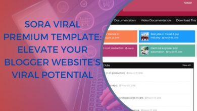 Sora Viral Premium Template: Elevate Your Blogger Website's Viral Potential