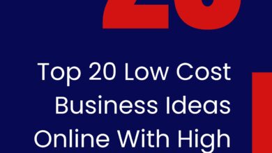 Top 20 Low Cost Business Ideas Online With High Profit