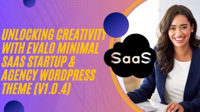 Unlocking Creativity with Evalo Minimal SaaS Startup & Agency WordPress Theme (v1.0.4)