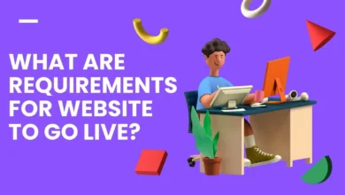 What are requirements for website to go LIVE?