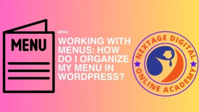 Working With Menus: How do I organize my menu in WordPress?
