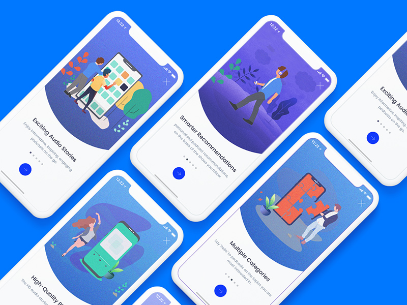 app onboarding walkthrough screens y19