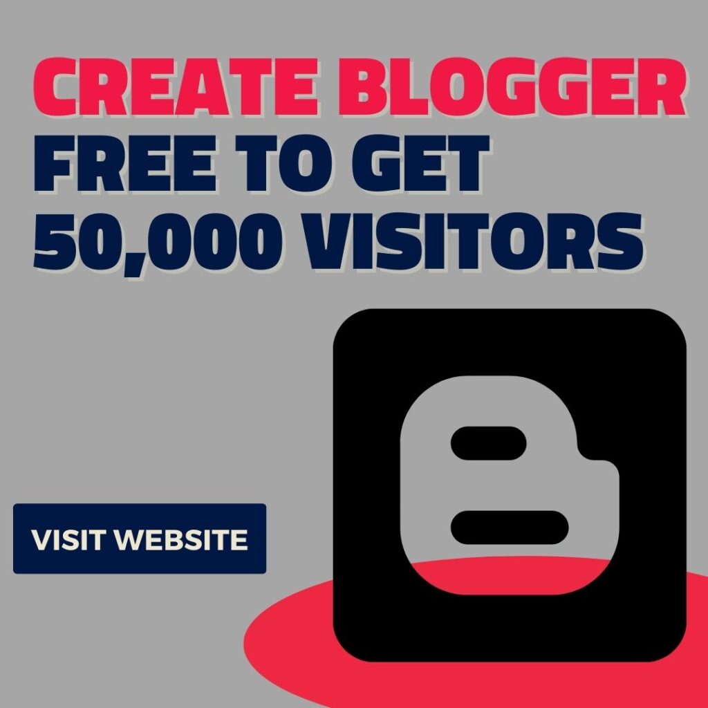 How can create a blog for free To Get 500,000 Visitors
