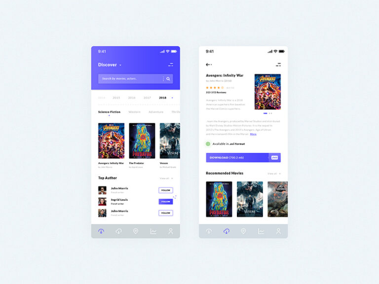 ios movies app design m39